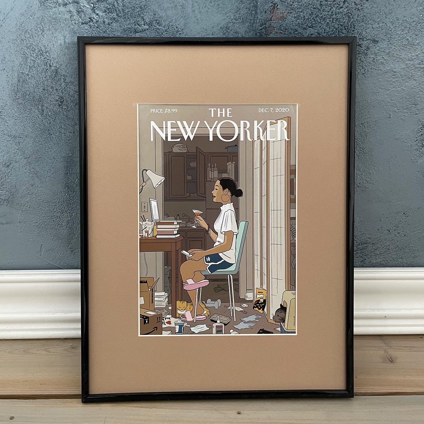 Оригинальная обложка журнала «The New Yorker» от 7 декабря 2020 года.