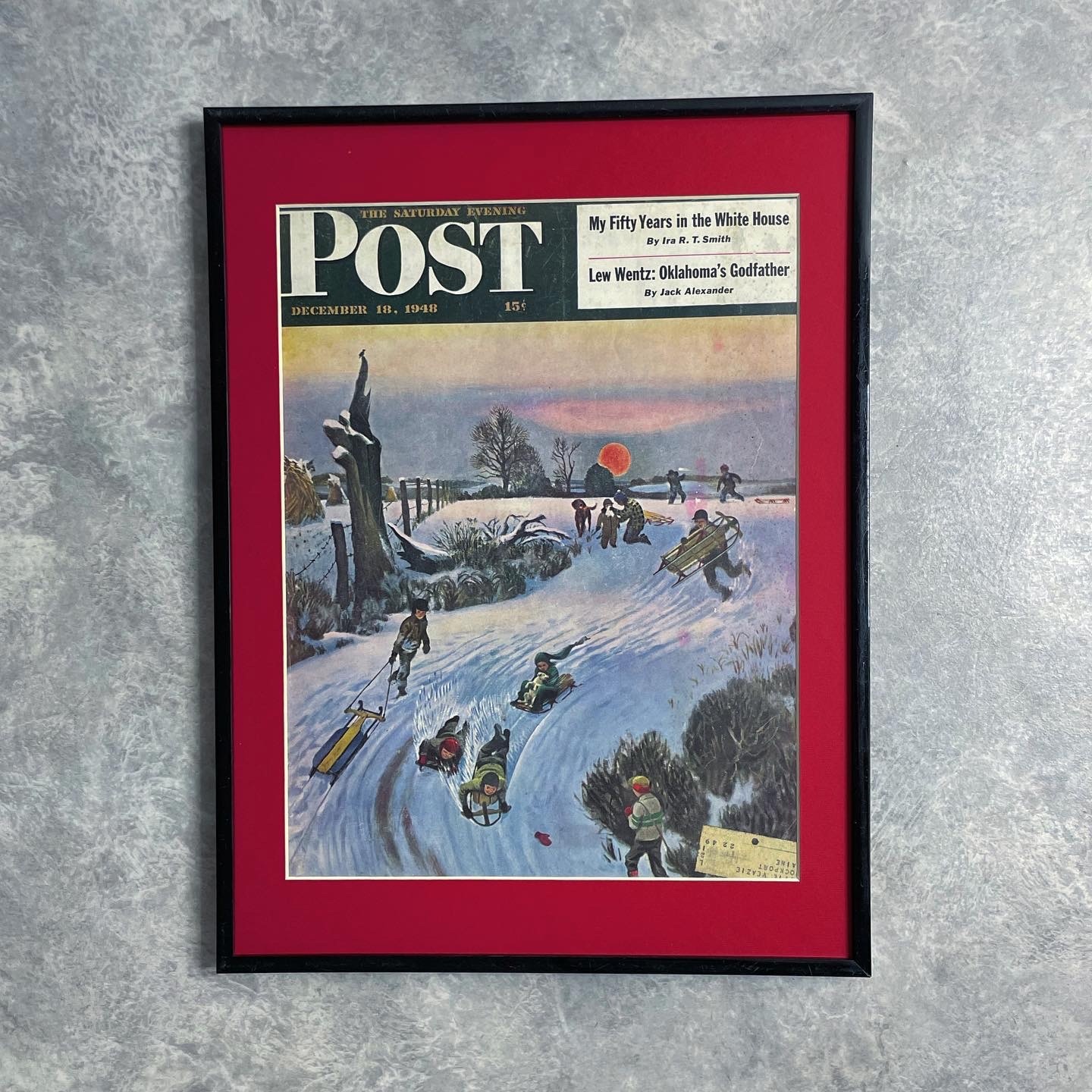 Обложка The Saturday Evening Post от 18 декабря 1948 года