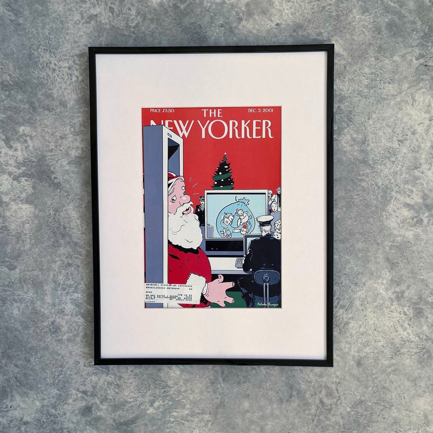 Оригинальная обложка журнала «The New Yorker» от 3 декабря 2001 года.