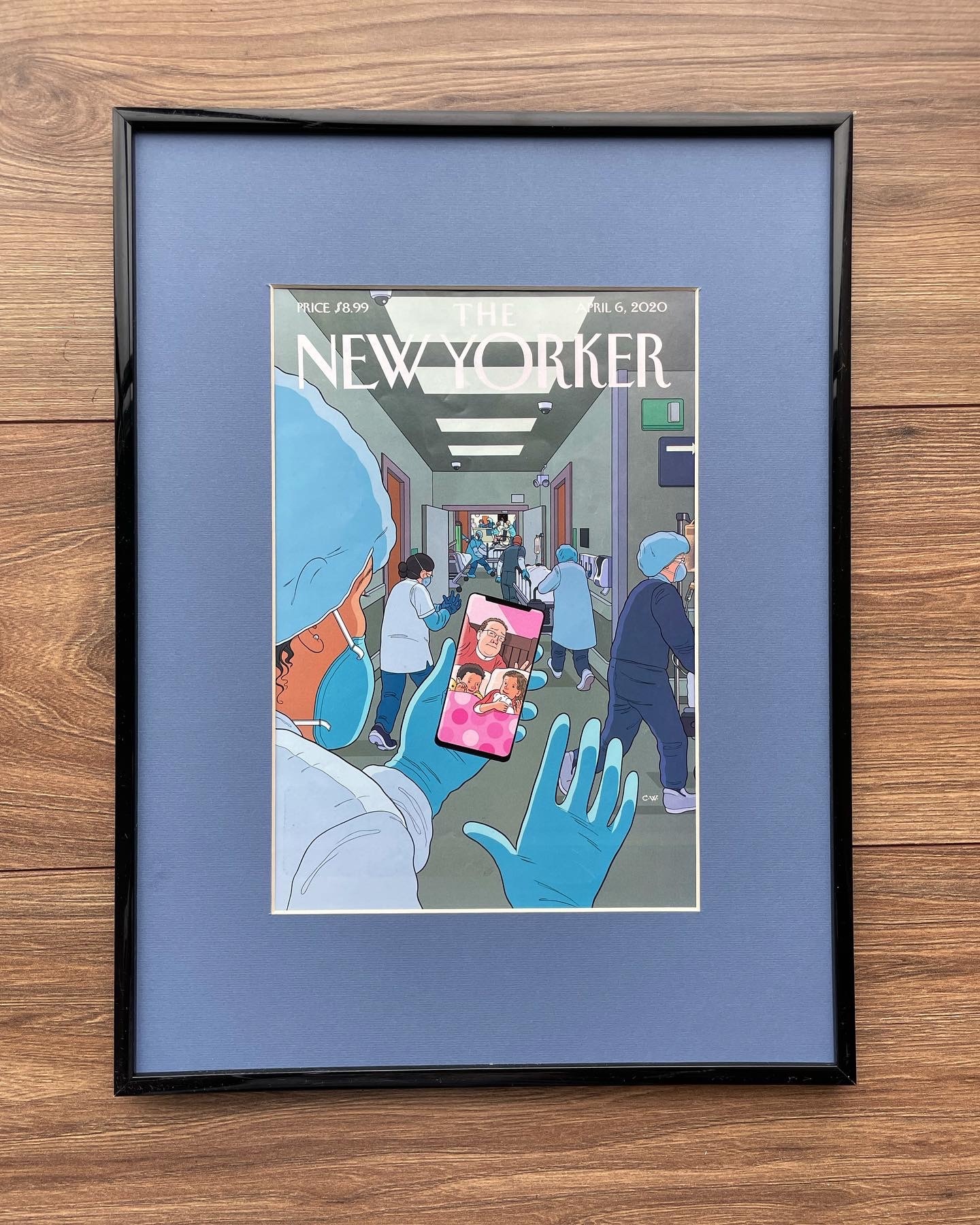 Оригинальная обложка журнала «The New Yorker» от 6 апреля 2020 года.