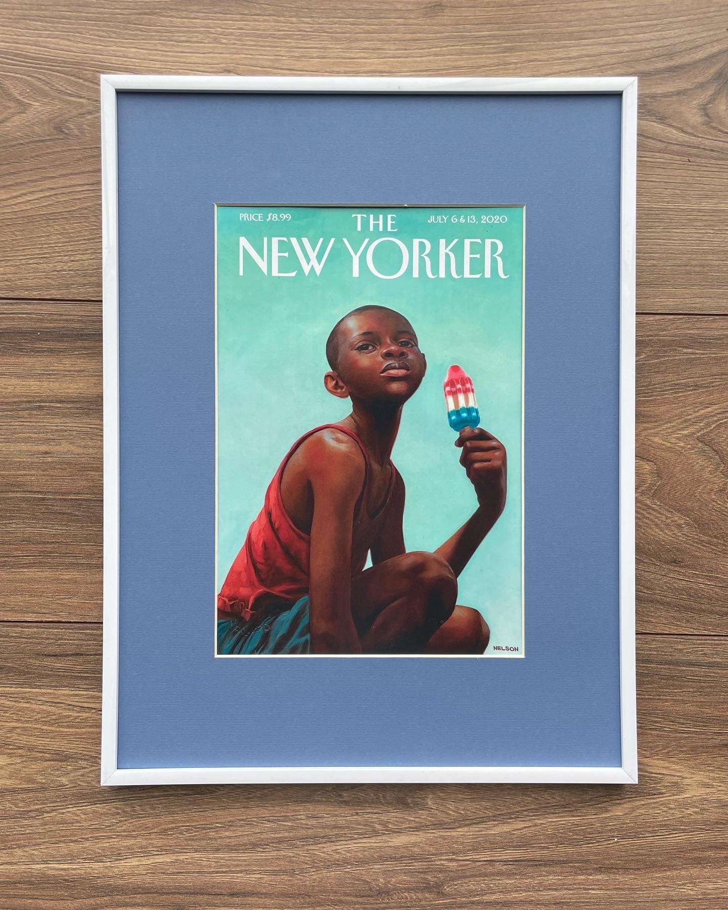 Оригинальная обложка журнала «The New Yorker» от 6 и 13 июля 2020 года.