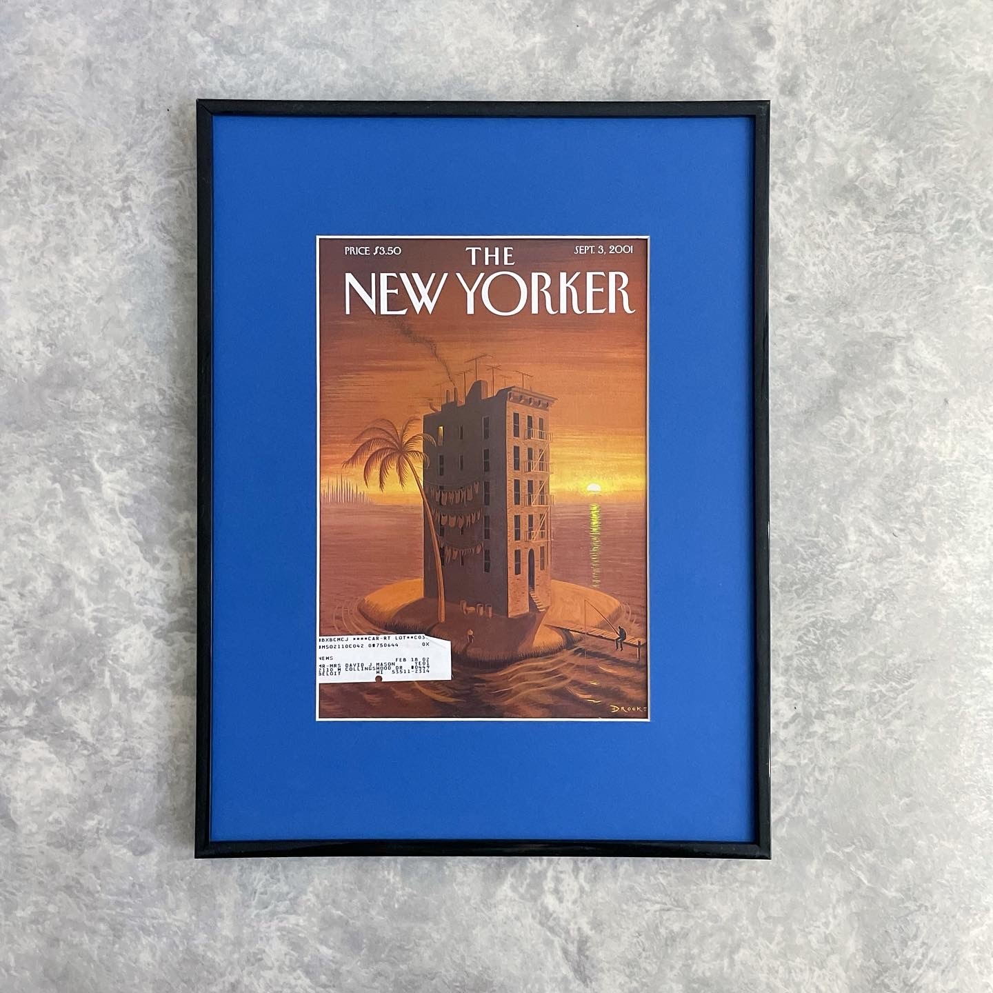 Оригинальная обложка журнала «The New Yorker» от 3 сентября 2001 года