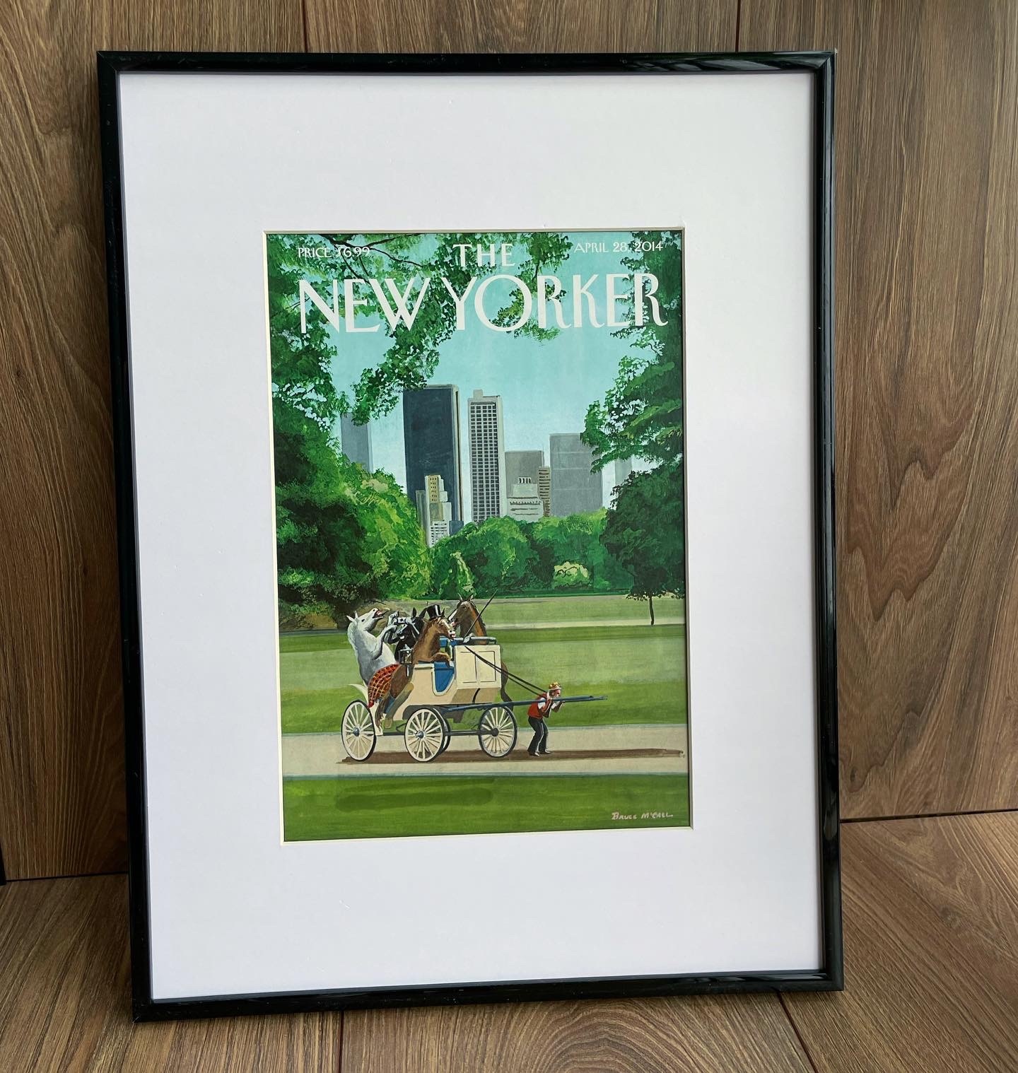 Оригинальная обложка журнала «The New Yorker» от 28 апреля 2014 года