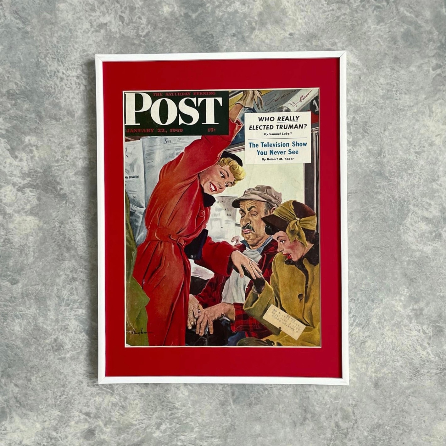  Обложка The Saturday Evening Post от 22 января 1949 года