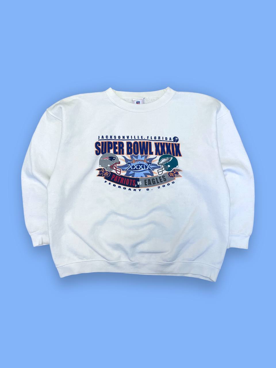 Толстовка 2005 года «NFL Super Bowl New England Patriots & Philadelphia Eagles» 