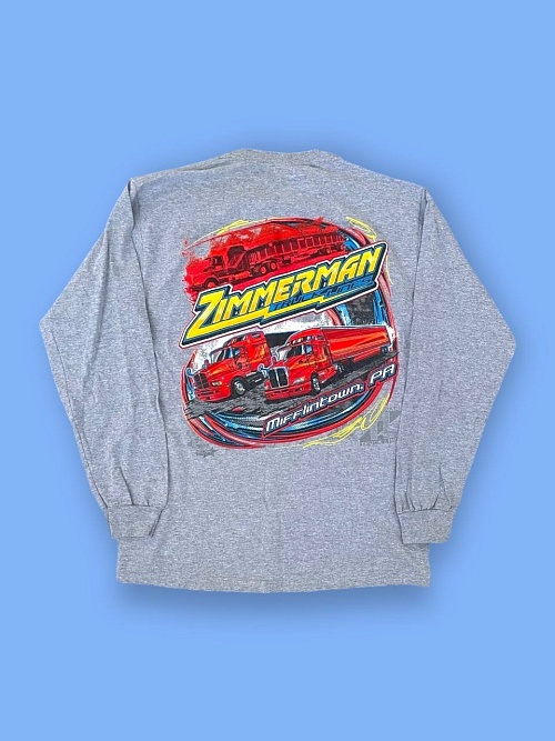 Лонгслив с фурой «Truck Lines»