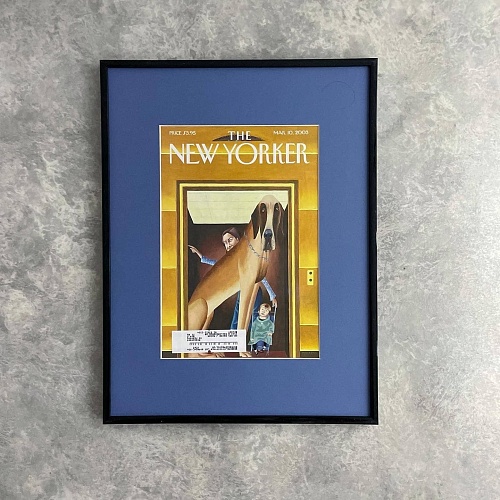 Оригинальная обложка журнала «The New Yorker» от 10 марта 2003 года.