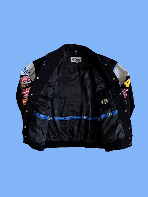 Гоночная куртка «Pepsi» от «J.H Design» чёрная
