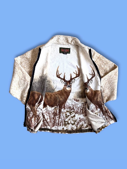 Флис кофта с оленем 