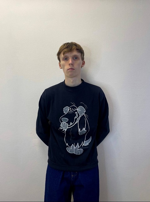 Толстовка 1994 года с Маттли из «Wacky Races» 