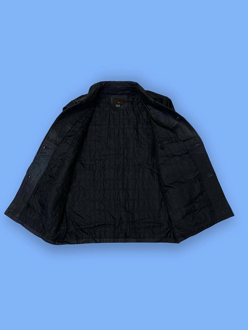 Плащ из натуральной кожи