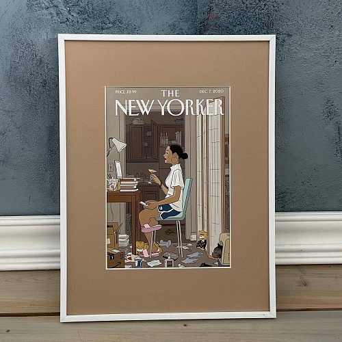 Оригинальная обложка журнала «The New Yorker» от 7 декабря 2020 года.
