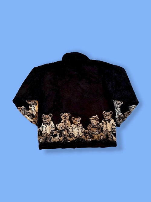 Флис кофта с медвежатами 