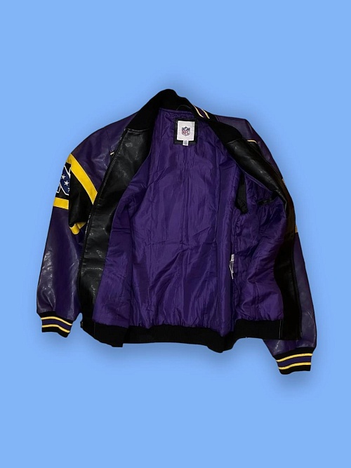 Куртка «NFL Minnesota Vikings» из высококачественной эко кожи