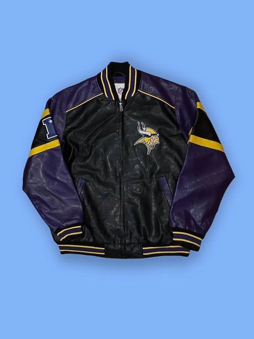 Куртка «NFL Minnesota Vikings» из высококачественной эко кожи