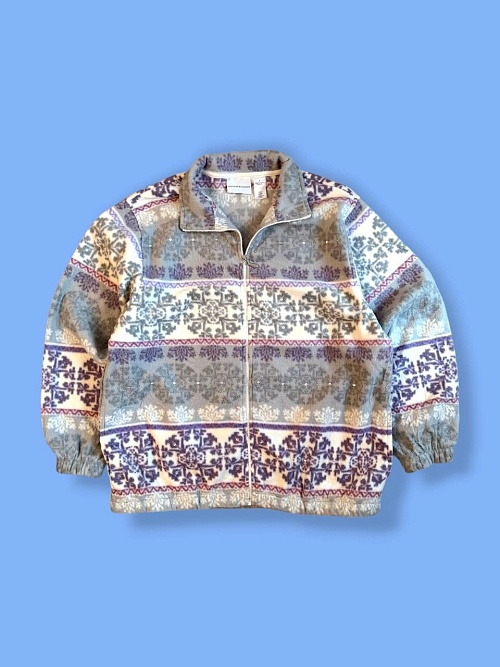 Флис кофта на молнии 