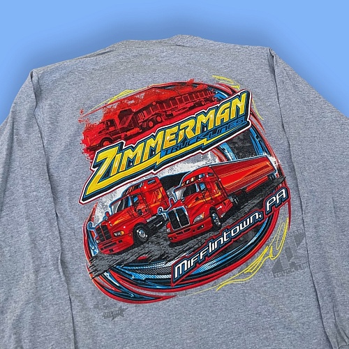 Лонгслив с фурой «Truck Lines»