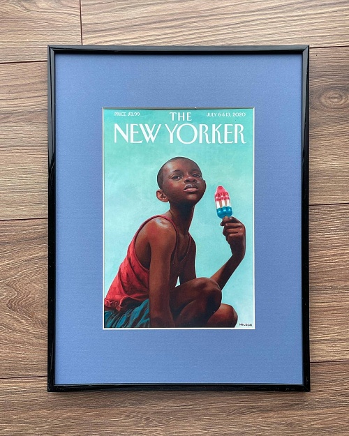 Оригинальная обложка журнала «The New Yorker» от 6 и 13 июля 2020 года.