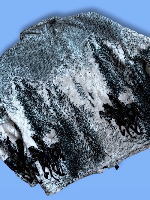 Флис кофта с лошадьми   