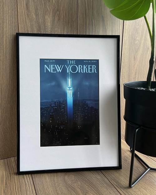 Оригинальная обложка журнала «The New Yorker» от 16 ноября 2020 года.