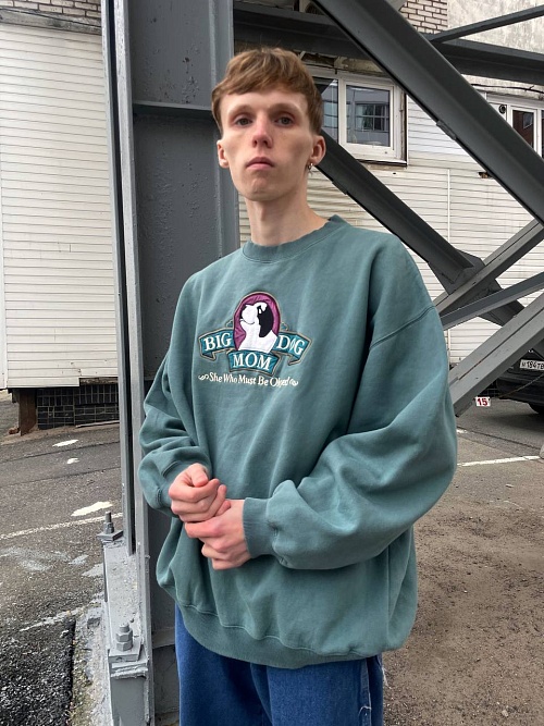 Плотная толстовка «Big Dog Mom» (официальный мерч)