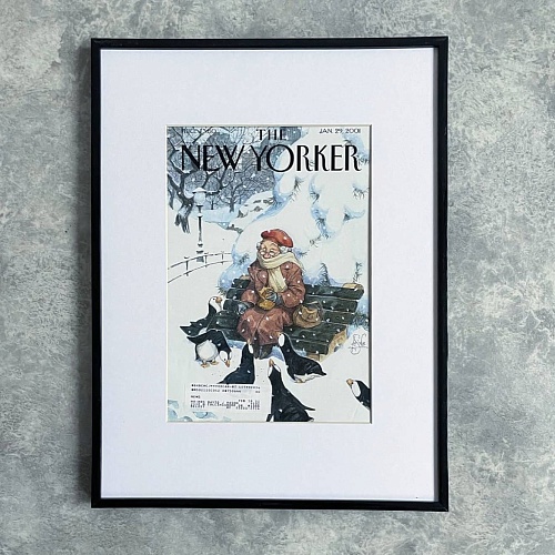 Оригинальная обложка журнала «The New Yorker» от 29 января 2001 года.