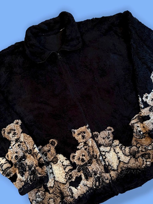 Флис кофта с медвежатами 