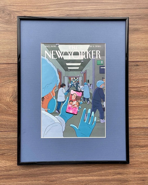Оригинальная обложка журнала «The New Yorker» от 6 апреля 2020 года.