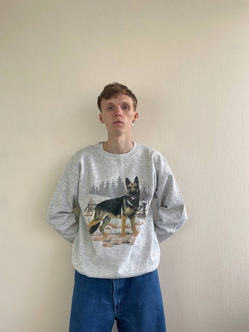 Толстовка с немецкой овчаркой 