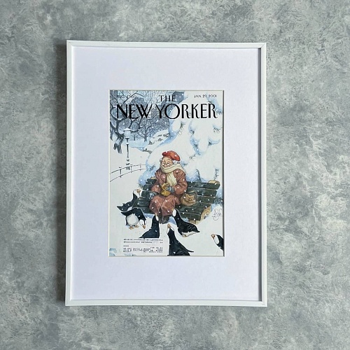 Оригинальная обложка журнала «The New Yorker» от 29 января 2001 года.