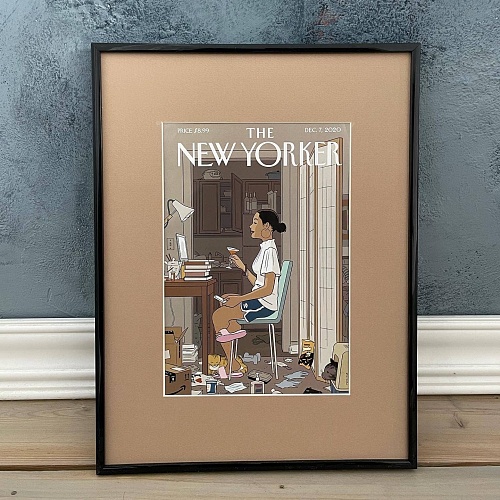 Оригинальная обложка журнала «The New Yorker» от 7 декабря 2020 года.