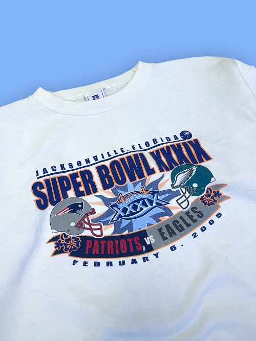 Толстовка 2005 года «NFL Super Bowl New England Patriots & Philadelphia Eagles» 
