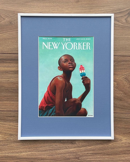 Оригинальная обложка журнала «The New Yorker» от 6 и 13 июля 2020 года.