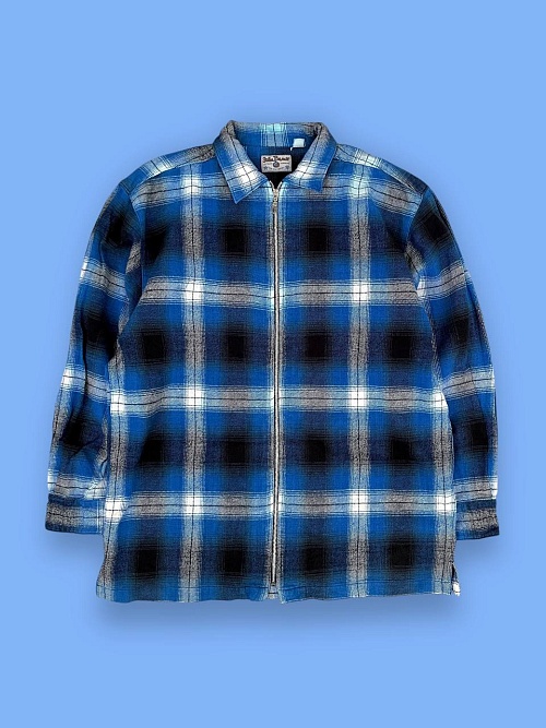 Лёгкая клетчатая куртка на молнии 