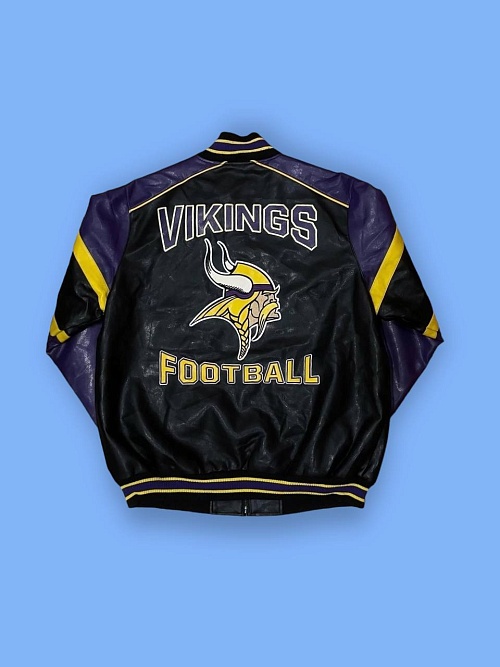 Куртка «NFL Minnesota Vikings» из высококачественной эко кожи
