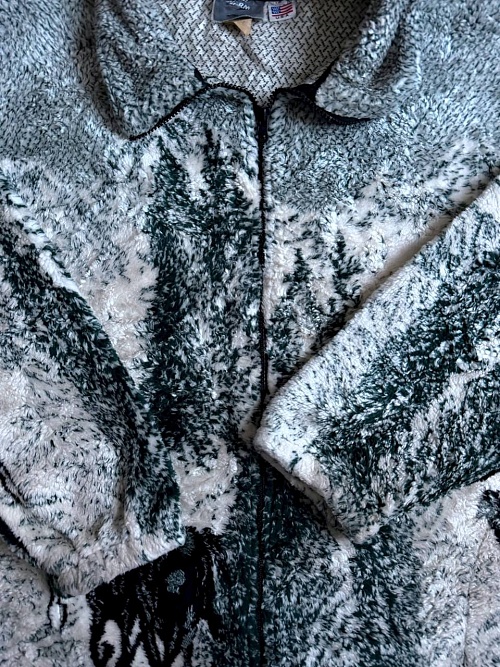 Флис кофта с лошадьми   