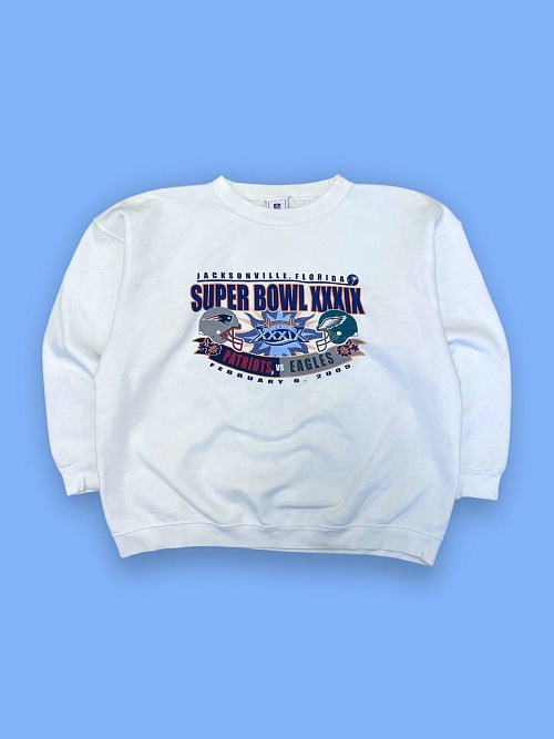 Толстовка 2005 года «NFL Super Bowl New England Patriots & Philadelphia Eagles» 